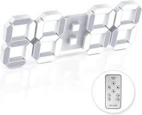 Nagy elektronikus óra Rgb Led távirányítóval ébresztőóra hőmérő időzítő vezérelt
