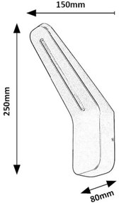 Rabalux 77051 - LED Kültéri fali lámpa OGNON LED/8W/230V IP54