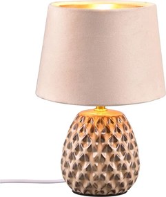 Bézs asztali lámpa (magasság 27 cm) Ariana – Reality
