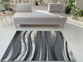 Karizma Szürke hullámos (Grey) szőnyeg 200x290