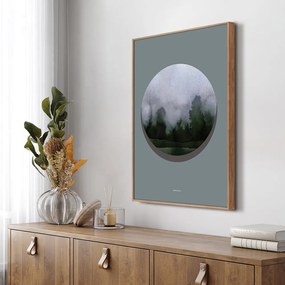 Kép 50x70 cm Water Circle – Malerifabrikken