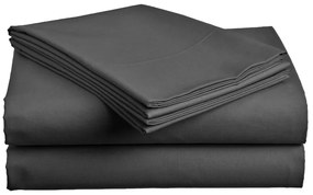 Pamut lepedő Standard sötétszürke 140x240 cm