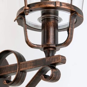 Orion AL 11K/360.00-Kültéri fali lámpa KENZO 1xE27/100W/230V IP44 bronz/patinás