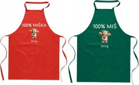 Konyhai kötény Ajándék Pároknak 100% Maci 100% Maci a nevetek