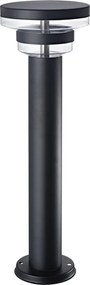 PREZENT 31309 UMERA Modern Kültéri Állólámpa Fekete, Átlátszó LED IP44