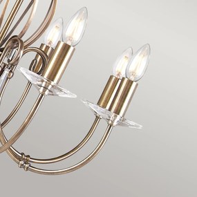 Elstead Lighting AEGEAN AG8-AGED-BRASS Csillár 8x60W/E14