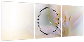 Kép - Gyengéd virág (órával) (90x30 cm)