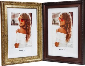 Veneto multikeretes fotógaléria 15x21 cm Dupla függőleges/függőleges Zl/br