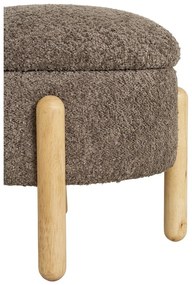 Barna buklé lábtartó Medas – House Nordic