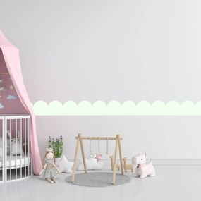 PIPPER. Textil öntapadó tapéta - Mini Ív - Menta színű Szín: Sápadt