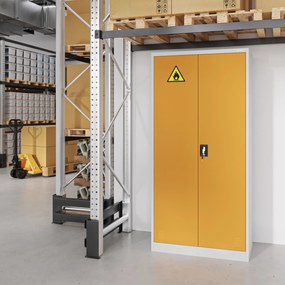 MARIA VEGYSZERSZEKRÉNY, 900 x 1850 x 400 mm, szürkéssárga