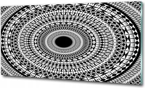 Fotótapéta üveg falra Díszek kör 125x50