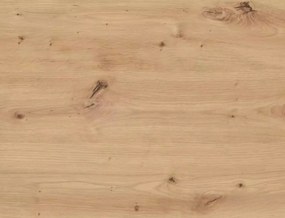 Kinyitható étkezőasztal GASTON 100(135)X100 cm, tölgy artisan dekor