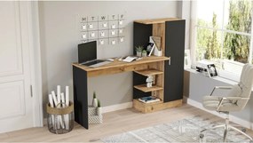 Comi Atlantic Pine and Black íróasztal