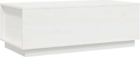 vidaXL fehér tömör fenyőfa dohányzóasztal 100x50x35 cm