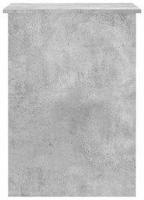 betonszürke szerelt fa íróasztal 100 x 55 x 75 cm