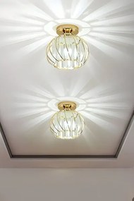 Mennyezeti lámpa BELLA 1xE27/40W/230V átmérő 20 cm arany