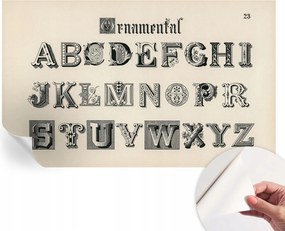 Fotótapéta Öntapadós tapéta a szobába Dekoratív betűk 416x254 cm