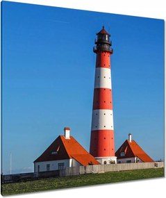 Vászonkép 90x90 Világítótorony Tájkép