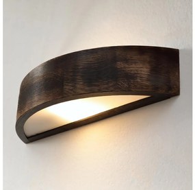 Brilagi - LED fali lámpa CARVALHO SMOKEY 1xE27/60W/230V tölgy