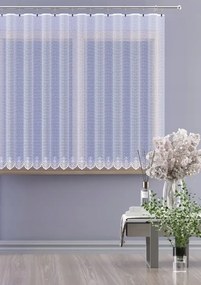 Mg Függöny háló mintás alsó 680/10 Fehér 250x160cm Kész Bt