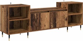 vidaXL TV szekrény Öreg fa 160 x 35 x 55 cm Faanyag