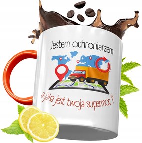 Narancssárga Bögre Logisztikai Ajándék fényképes nyomtatással