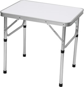 Összecsukható kempingasztal, 60 cm, alumínium/MDF, KEPI TYP 2