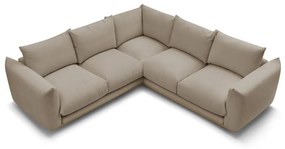 Bézs sarokkanapé Ernest – Bobochic Paris