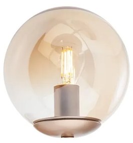 Redo A01-2943 - Csere lámpabúra a MUNDI lámpához és csillárhoz, Ø 15 cm, füstszínű