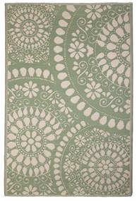 Mandala mintás kétoldalú kültéri szőnyeg, 182 x 121 cm