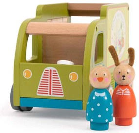 Fa játékautó La Grande Famille Food Truck – Moulin Roty
