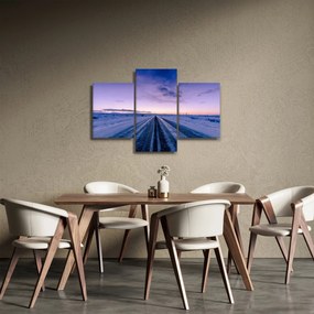 A téli út képe (90x60 cm)