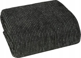 Ágytakaró 200x220 Amber fekete pamut akril D91