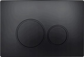 WC-öblítő gomb matt fekete Jomo Werit JomoTech WC-állványhoz