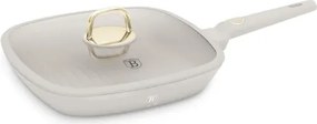 BerlingerHaus Grill serpenyő fedővel (28 cm) Sahara Collection (BH/8067WM)