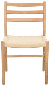 Natúr színű étkezőszék szett 2 db-os Harlan – Rowico