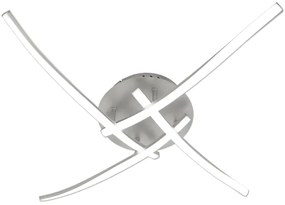 Brilagi - LED mennyezeti lámpatest STRIPES LED/32W/230V ezüst