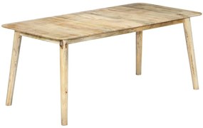 Tömör mangófa étkezőasztal 180 x 90 x 76 cm