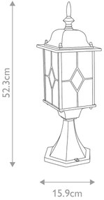 Elstead WX3 - Kültéri lámpa WEXFORD 1xE27/100W/230V IP44