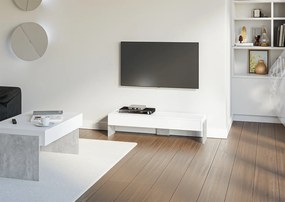 TV asztal Zantra (fehér + kő). Akció -18%. 1055294