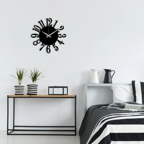 Enzoclock fém falióra, 48×48 cm – S005