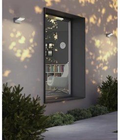 Redo 90584 - FLIP LED kültéri fali lámpatest, 20W, 230V, 3000K, IP54, antracit