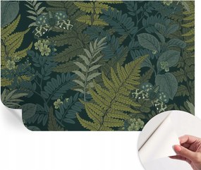 Öntapadós fali fotótapéta Hálószobába Zöld elegancia 104x70 cm