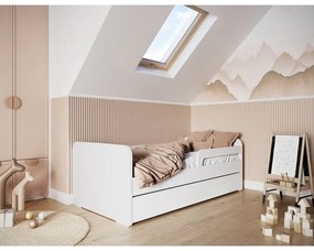 Fehér gyerekágy matraccal-ágyráccsal 80x160 cm Duuli – ELTAP