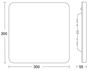 Steinel-LED Dimmelhető lámpa érzékelővel RSPROR2BASICQ 15,3W/230V IP40 3000K