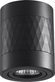 Mennyezeti Lámpa Rubin Rombusz GU10 Fekete