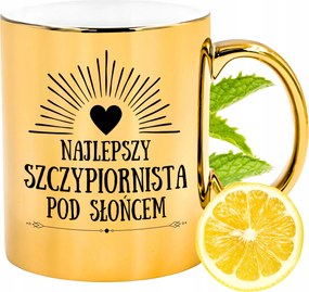 Arany Csillogó Bögre Csípős Ajándék Nyomtatott Fotóval