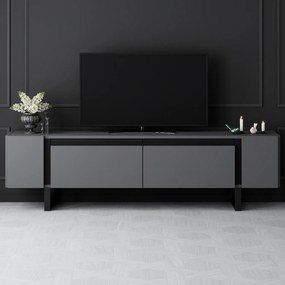 TV szekrény Yildiz - Anthracite, Black