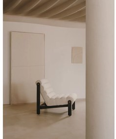 Fehér buklé fotel Magira – Kave Home